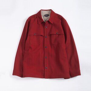Pendleton Men's Heston Wool Coat Jac Shirt Jacket Red XL